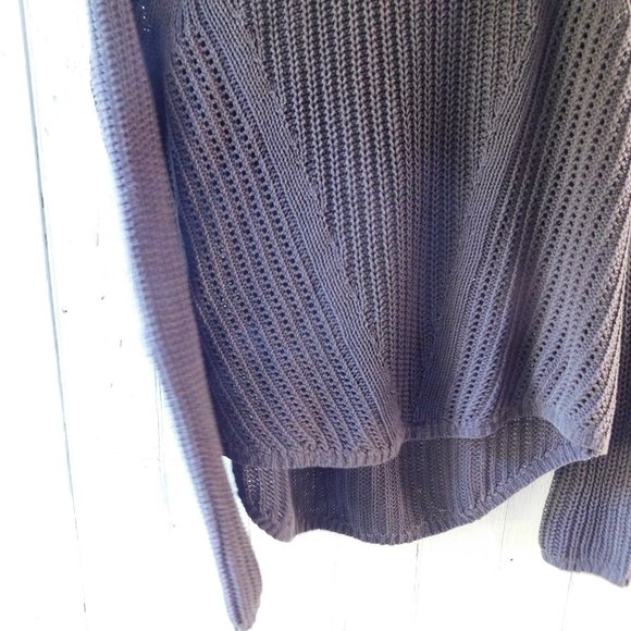 💎 Oversized Chunky Knit Black Sweater - Picture 8 of 8